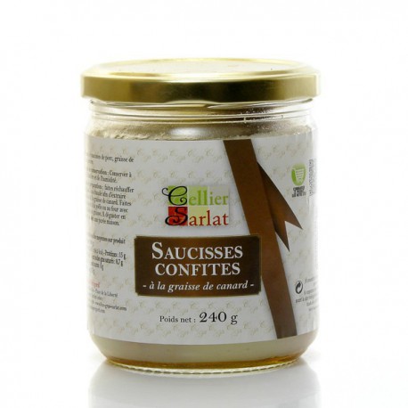 Saucisses Confites à la Graisse de Canard 240g