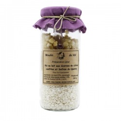 Préparation pour Riz au Lait Écorces de Citron et Safran du Quercy 220g