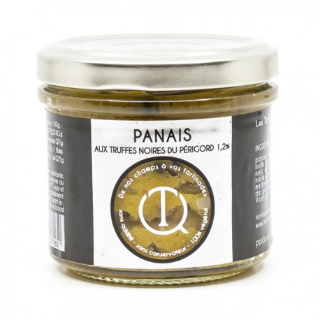 Tartinade de Panais aux Truffes Noires du Périgord 100g