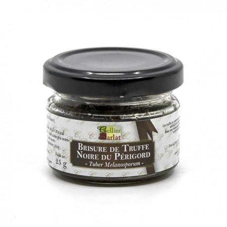 Brisures de Truffe Noire du Périgord Tuber Melanosporum 12g