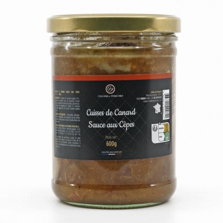 Cuisses de Canard Sauce aux Cèpes 600g