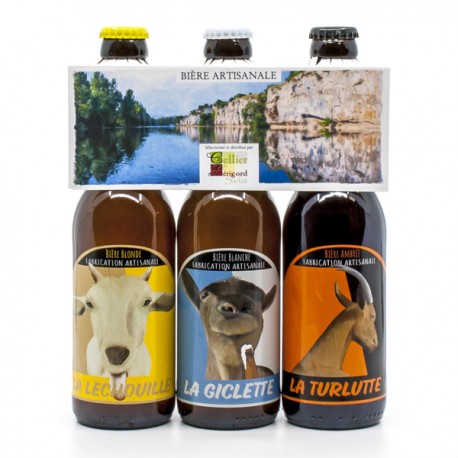 Tripack Bières Artisanales "La Léchouille" 3 x 33cl