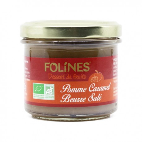 Dessert Pomme et Caramel au Beurre Salé BIO 120g