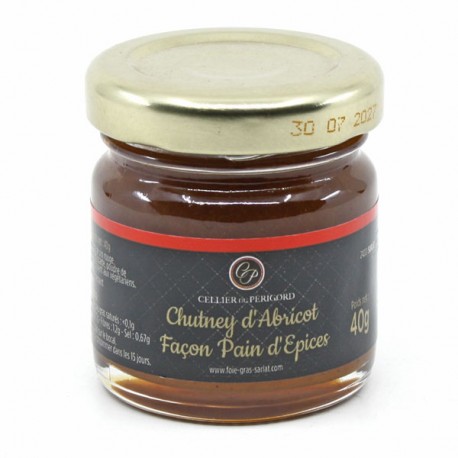 Chutney Abricot Façon Pain d'Épices 50g
