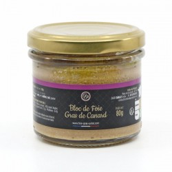 Bloc de Foie Gras de Canard 80g Twist-Off