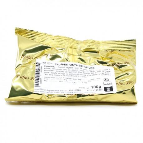 Sachet de Truffes au Chocolat et Cacao Natures 80g