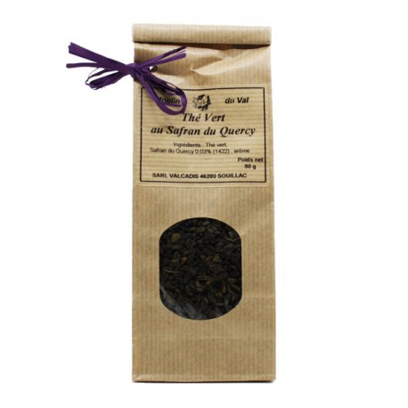 Thé Vert au Safran du Quercy 80g