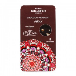 Tablette de 8 Mendiants Noir Éclats Amandes et Cranberries 75g