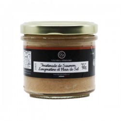 Toastinade de Saumon, Langoustine et Fleur de Sel 90g