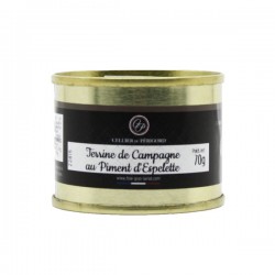 Terrine de Campagne au Piment d'Espelette 70g
