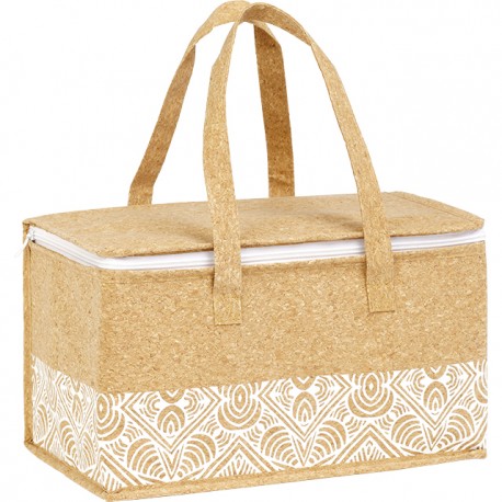 Sac Isotherme Rectangle en Liège "Bohème" 36 x 20 x 20 cm