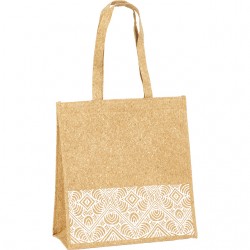 Sac Isotherme Carré en Liège "Bohème" avec Scratch 35 x 16 x 36 cm