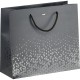 Sac Papier Gris Ombre et Lumière PM 25 x 10 x 22 cm