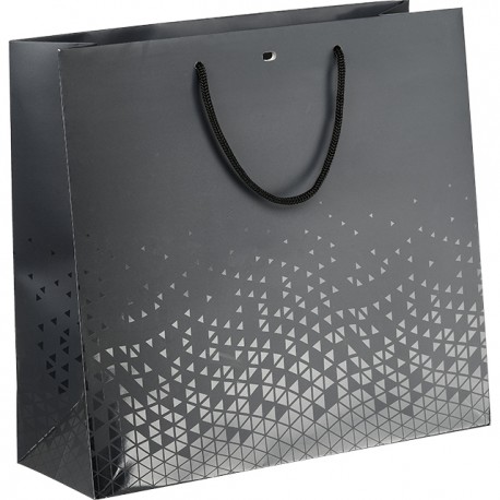 Sac Papier Gris Ombre et Lumière GM 35 x 13 x 33 cm