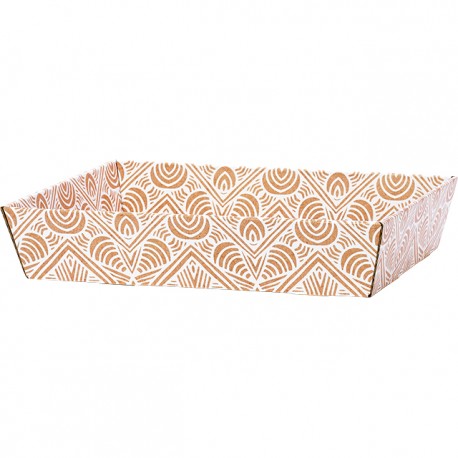 Corbeille Carton Décor Bohème MM 34 x 21 x 7.3 cm