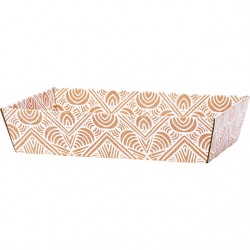 Corbeille Carton Décor Bohème GM 37 x 28 x 7.3 cm