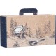 Valisette Carton Rectangle "Chalet Enchanté" PM 33 x 18.5 x 9.5 cm