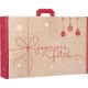 Valisette Carton "Joyeuses Fêtes" TGM 54 x 36 x 12.5 cm