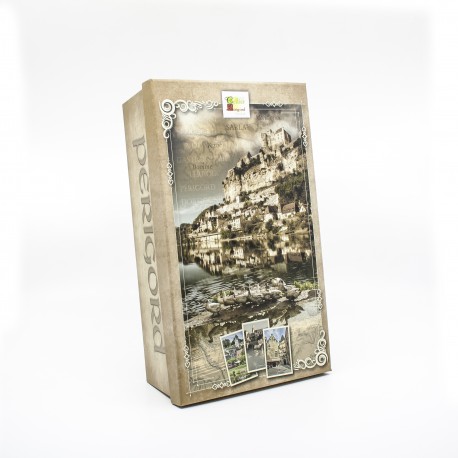 Coffret Carton Décor Périgord 31.5 x 19 x 9 cm