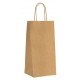 Sac Papier Kraft 1 ou 2 Bouteilles 18 x 8 x 40 cm