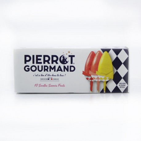 Etui de 10 Sucettes Saveur Fruits 130g