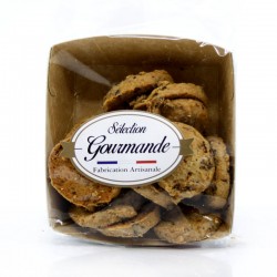 Biscuits Apéritifs Artisanaux Cantal et Oignons Grillés 80g