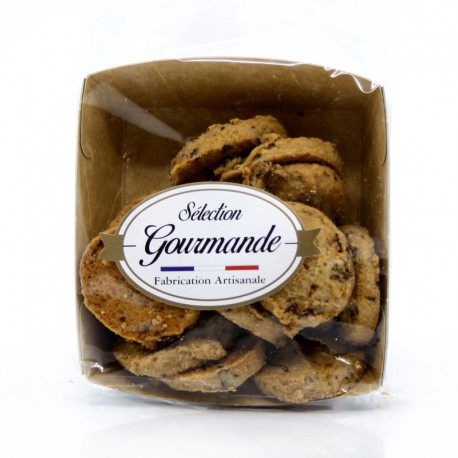 Biscuits Apéritifs Artisanaux Cantal et Oignons Grillés 80g