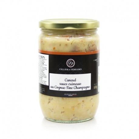 Canard Sauce Crèmeuse au Cognac Fine Champagne 600g