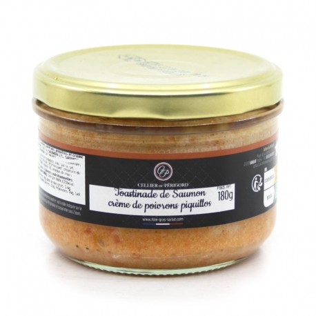Toastinade de Saumon Crème de Poivrons Piquillos 180g