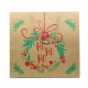 Sac Papier Kraft Rouge Ho Ho Ho GM 35x13x33 cm