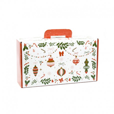 Valisette Glacée Blanche Douceur Hivernale PM 33x18.5x9.5cm