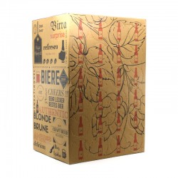 Calendrier de l'Avent Original pour 24 Bières 33cL 432x286x235mm