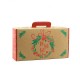 Valisette Kraft Rectangle Rouge Ho Ho Ho MM 34.2x25x11.5cm