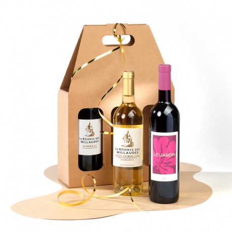 Coffret vins 3 bouteilles 2026