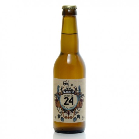 Bière brassée 24 Blanche Brasserie Artisanale de Sarlat 33cl