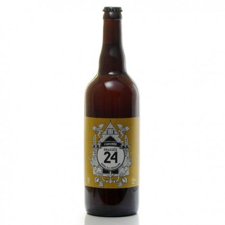 Bière Brassée 24 blonde l'Adorée Brasserie Artisanale de Sarlat 75cl