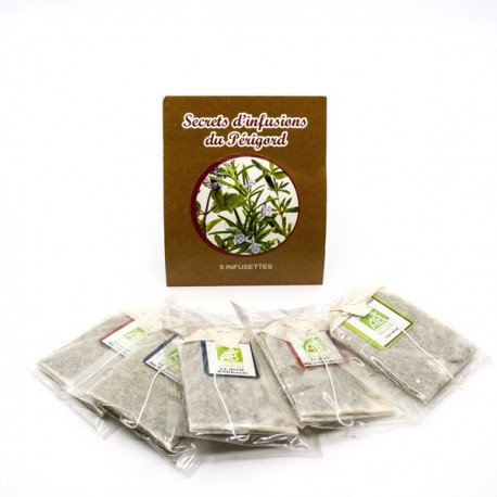 Assortiment de 5 Tisanes Bio en Sachet Terre du Causse 5x20g