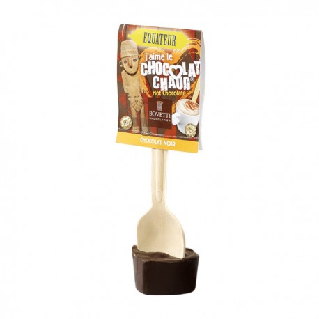 Cuillère J'aime le Chocolat Chaud Noir Équateur 71% Cacao 35g