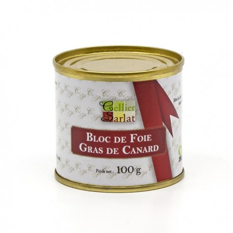 Bloc de Foie gras d'Oie du Périgord - Cellier Sarlat - 200 g