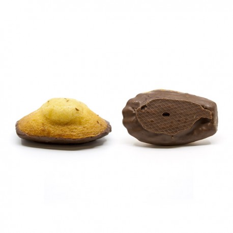 Madeleine Chocolat Lait Maison Bijou 20g