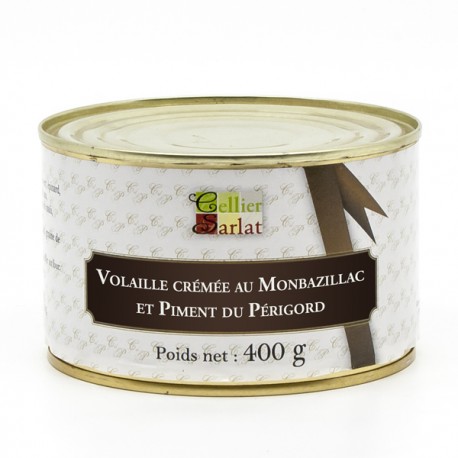 Volaille Crémée au Monbazillac et Piment du Périgord 400g