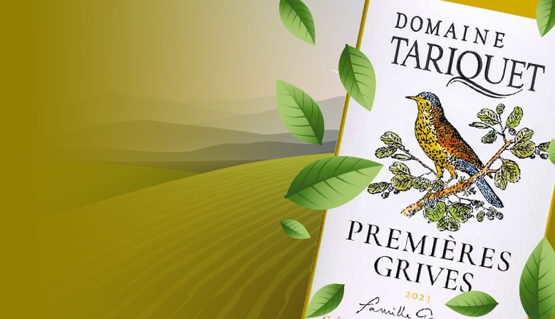 Profitez d'une offre tarifaire incroyable sur le Domaine Tariquet Premières Grives 75cL !